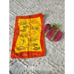 Vintage American Girl Beach Towel and Beach Bag Accessories 1998